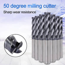 1 pcs set Discount Price Cutting HRC50 4 Flute 4mm 5mm 6mm 8mm 12mm Alloy Carbide Milling Tungsten Steel Milling Cutter End Mill 2024 - buy cheap