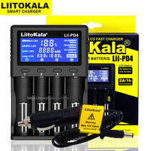 Liitokala Lii-PD4 18650 battery charger LCD display 18490 21700 26650 20700 AA AAA etc Test capacity 2024 - buy cheap