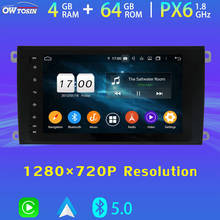 1280*720P Car Multimedia Android 10 PX6 64G For Porsche Cayenne Bluetooth Tethering DSP 4G LTE GPS Radio Head Unit CarPlay Auto 2024 - buy cheap