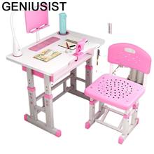 Tavolo Per Bambini Pupitre Infantil Kindertisch Toddler Baby and Chair Adjustable Bureau Enfant Kinder Study Kids Table 2024 - buy cheap