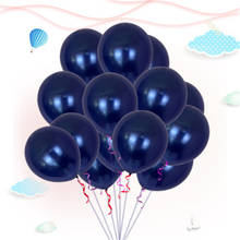 10 шт. 2,8 г новые 12-дюймовые светящиеся голубые воздушные шары латексные воздушные шары для дня рождения, вечеринки, сцены, Синие Свадебные украшения воздушные шары 2024 - купить недорого