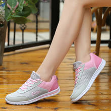 Mwy tênis de malha respirável feminino, sapato casual feminino moderno para caminhada macia plataforma vulcanizada 2024 - compre barato