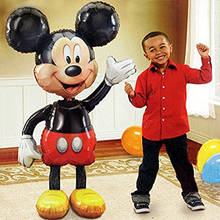 Микки Минни Маус, шары из фольги 112 см, Мультяшные бальоны, украшения для дня рождения, детские игрушки для детского душа, шарики для вечеринок 2024 - купить недорого
