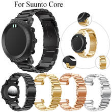 Luxury Stainless Steel Classic watchband For Suunto Core smart watch band replace bracelet Wristband with Tools for Suunto Core 2024 - buy cheap