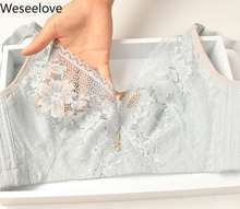 Weseelove New Chest Explicit Small Summer Bras Without Rims Breathable Push Up Thin Paper Bra Lace Breast-Reduction Lingerie X19 2024 - buy cheap