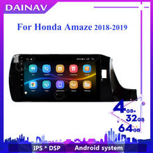 Universal 6+128G Car Radio Android for Honda Amaze 2018 2019 Autoradio Stereo Auto Audio atoto GPS Navigation car DVD Player 2024 - buy cheap