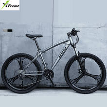 New X-Frente Marca 26 polegada 21/24/27 velocidade downhill mountain bike uma roda de aço carbono viagem de bicicleta ao ar livre bicicleta 2024 - compre barato