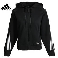Original New Arrival Adidas W FI 3S FZ HD Women's jacket Hooded Sportswear 2024 - buy cheap