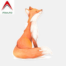 Aliauto Cartoon Car Sticker Lovely Fox Auto Styling Vinyl Decal Cover Scratches for Honda Toyota Lada Kia Golf 4 ,15cm*11cm 2024 - buy cheap