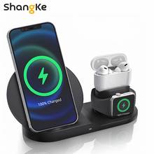 Wireless Charger Charging Stand 3 in 1 for Apple Watch and AirPods Pro Qi Fast Wireless Charger Station Compatible for iPhone 11 2024 - buy cheap