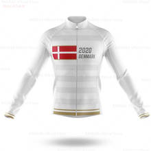 Denmark 2020 Summer/Autumn Cycling Jersey Men's Long Sleeve Bicycle Clothing Bike Wear Shirts Breathable Maillot Ropa Ciclismo 2024 - buy cheap