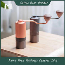 Moedor manual de café, em aço inoxidável, portátil, moedor de grãos de café, alumínio, manual, café 2024 - compre barato