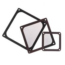 PC Dust Magnetic Filter Magnetic Frame Black Mesh Dustproof Cover for  The Home Computer Chassis Fan Dust 2024 - buy cheap