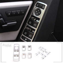 ABS Chrome Glass Window Lift Button Decoration for Mercedes Benz A/B/C(W204)/E(W212)/GLA/CLA/GLK/GL/ML/GLE 2024 - buy cheap