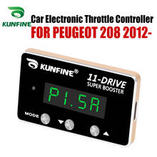 KUNFINE-controlador electrónico de acelerador de coche, elevador potente de carreras para PEUGEOT 208 2012, después de la afinación 2024 - compra barato