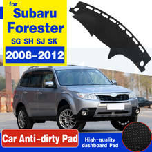 Capa antiderrapante para painel de carro, para subaru forester 2008, 2009, 2010, 2011 e 2012, acessório para painel de autos 2024 - compre barato