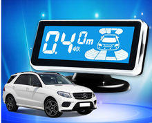Monitor de retroiluminación LCD para coche, sistema de parktronic electromagnético, 8 sensores ciegos, radar, visión alrededor, detección de estacionamiento anticolisión 2024 - compra barato