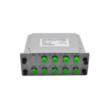 Divisor de fibra óptica fc apc 1x8, caixa separadora de fibra óptica 1x8 fc apc ftth 1x8, tipo inserção de cassete fc apc 2024 - compre barato