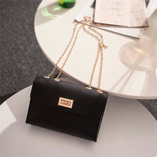 British Fashion Simple Small Square Bag Women's Designer Handbag 2020 High-quality PU Leather Chain Mobile Phone Shoulder bags 2024 - buy cheap