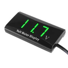 12V Digital LED Display Voltmeter Voltage Gauge Panel Meter Fit for Cruise Car 2024 - buy cheap