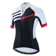 Weimostar-uniforme de ciclismo para mujer, Jersey de manga corta para bicicleta de montaña, camisetas de verano, Maillot de ciclismo de carretera 2024 - compra barato