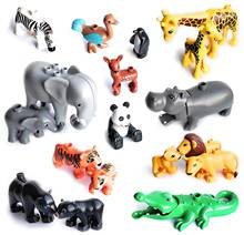 Big Size Diy Building Blocks Animal Accessories Figures Lion Panda Compatible with Big Size Toys for Children Kids Gifts 2024 - купить недорого