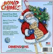 WY-carillón de viento de Papá Noel, Kit de punto de cruz contado de alta calidad, adornos de adorno para árbol de Navidad, Dim 08766 2024 - compra barato