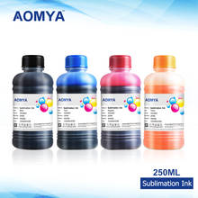 Aomya 250 мл x 6 видов цветов сублимационные чернила для принтера Epson R230/R275/R390/R290/R270/T50 2024 - купить недорого