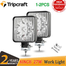 Tripcraft-Luz LED de trabajo para coche todoterreno, 4 ", 4", 27W, 4WD, camión, Tractor, barco, remolque, 4x4, SUV, ATV, 12V, 24V 2024 - compra barato