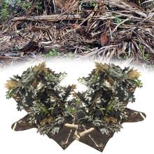 Outdoor Sport Anti-Slip Camping Cycling Fishing Hunting Camouflage Gloves 3D Leaf Camouflage Gloves Full Finger Gloves 2024 - buy cheap