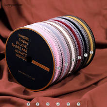 Kewgarden 1" 25mm Cotton Satin Ribbon DIY Hair Bowknot Accessories Handmade Tape Polyester Ribbons Packing Webbing 10 Yards 2024 - buy cheap