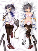 Gobsk novembro atualização anime japonês kantai coleção kancolle kamoi abraçando corpo fronha dakimakura capa de travesseiro caso 2024 - compre barato