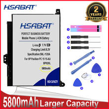 Аккумулятор для ноутбука HSABAT 0 Cycle 5800mAh BP02XL для HP Pavilion PC 15 15-AU 849909-850 (F9-21) 849569-421 HSTNN-LB7H BP02041XL 2024 - купить недорого
