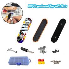 DIY Mini Fingerboard Set With Tools Desktop Skateboard Early Educational Toy For Children Over 3 Fingerboard Toy For Kids 2024 - buy cheap