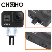 Accesorios para Gopro 9 10, montaje de metal, imán de succión plegable, hebilla de aleación de reemplazo fija, enchufe 1/4 para Go Pro Max Hero9, accesorios 2024 - compra barato