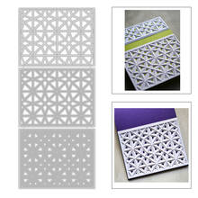 Troqueles de corte de Metal en capas para hacer tarjetas, troqueles rectangulares y cuadrados de fondo, sin sellos, novedad de 2020 2024 - compra barato