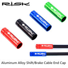RISK-casquillos de cubierta de polvo para bicicleta, 10 unidades, 4mm, 5mm, desviador de Cable de freno de cambio, casquillos de carcasa, punta de alambre 2024 - compra barato