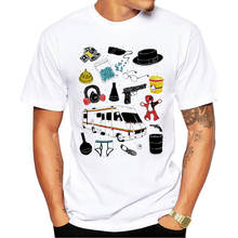 Teehub hipster artefatos em breaking bad impresso tshirts moda masculina camiseta de manga curta o pescoço legal camisetas engraçadas 2024 - compre barato