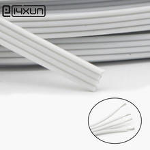 Cable de silicona blanco de 10 metros, 4 x 28AWG, línea de prueba Ultra flexible 4P x 28AWG, 0,08mm, Cable de cobre estañado de alta temperatura 2024 - compra barato