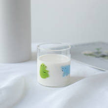 210ML New Korea Mini Cartoon Glass Three Bears Cup Cute Meng Cup Glass Transparent Breakfast Coffee Yogurt Cup Glass Juice Cup 2024 - buy cheap
