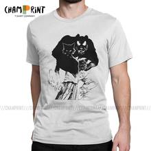 Legoshi And Gouhin T-Shirt Men Beastars Anime Wolf Animals Manga Hipster Cotton Tees Round Collar T Shirt Graphic Printed Tops 2024 - buy cheap