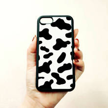 MaiYaCa cow skin  print black soft silicone side phone cases for iPhone 11 12 pro max 5s SE 6s 7 8 plus XR XS MAX cover 2024 - buy cheap