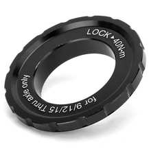 Bike Center Lock Adapter Disc Brake Rotor Cover For 9/12/15MM Thru Axle Hub Shaft Mountain Road Bicycle Hub Disc Lock Cover 2024 - buy cheap