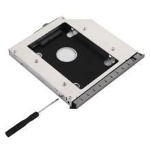С ободком передняя крышка 2nd SATA 3,0 2,5 "жесткий диск HDD SSD картридж для оптического диска Рамка-лоток для hp EliteBook 8460P 8460W 8470P 8470W 2024 - купить недорого