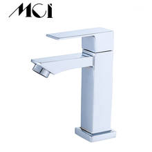 Single cold Basin Faucet Zinc Alloy Faucet Sink Vanity Cold Water Bathroom Faucets Single Cold Single Handle Tap Torneira Mci 2024 - buy cheap