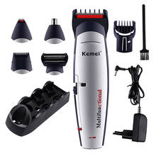 Kemei Multifunctional Hair Clipper Strong Power Men's Electric Nose Shaver Rechargeable Wireless Hair Trimmer Shaving Machine 2024 - buy cheap