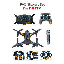 DJI FPV PVC Stickers Set  for DJI FPV Colorful Easy Tear Stick Waterproof Dirty Scratch-Resistant Protection Film Accessories 2024 - buy cheap