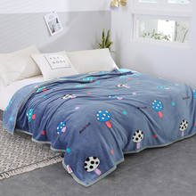 Cobertor de flanela infantil, capa de cogumelo para cama, carro, sofá, cama, colcha, inteiro, queen, king, adulto 2024 - compre barato