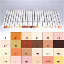 TOUCHTEN 12/24Color Gery/Basic/Skin Color Dual Head Art Marker Alcohol Sketch Markers Pen Design Marker Supplies 2024 - buy cheap