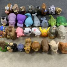 Random Lot 5pcs Fisher Little Farm Zoo Animals Figures Catoon Puppy Panda Duck Doll cute Kids Toy Gifts 2024 - buy cheap